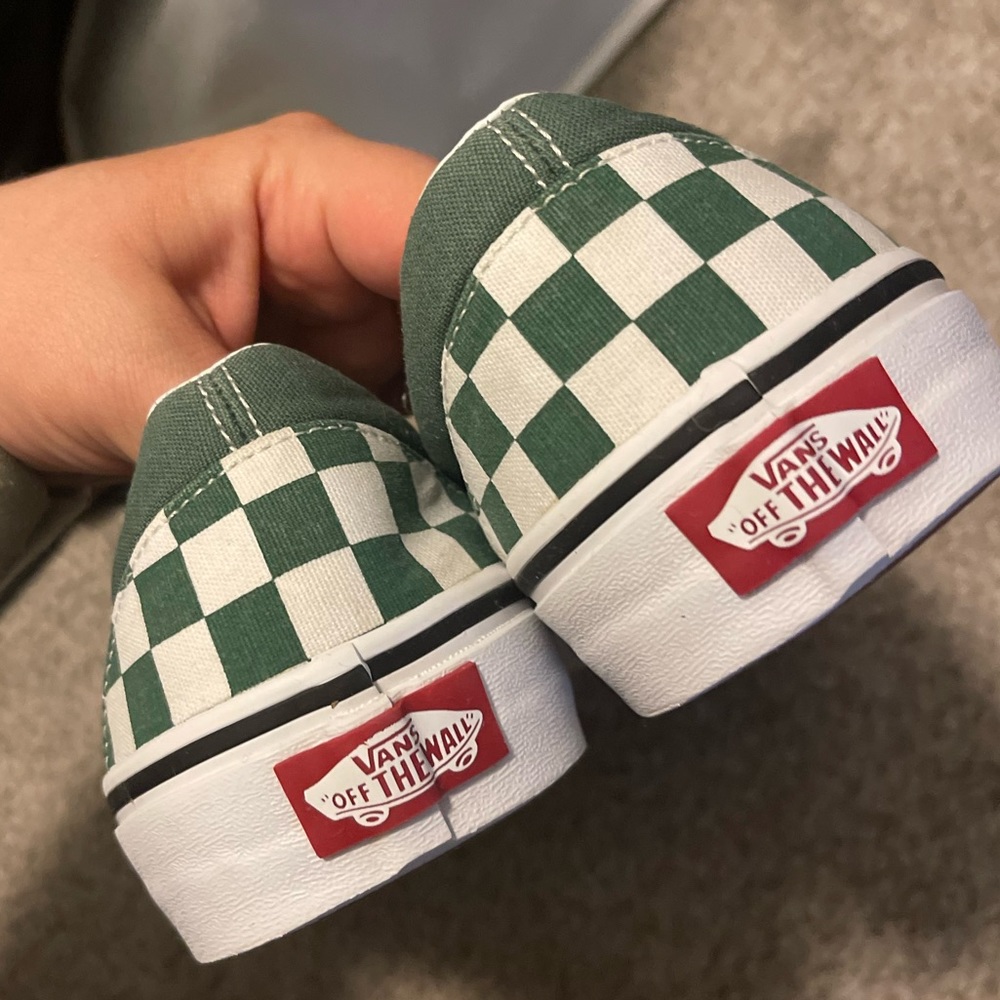 ♡ CHECKERED VANS! Women’s size 10.5, men’s size 9.
